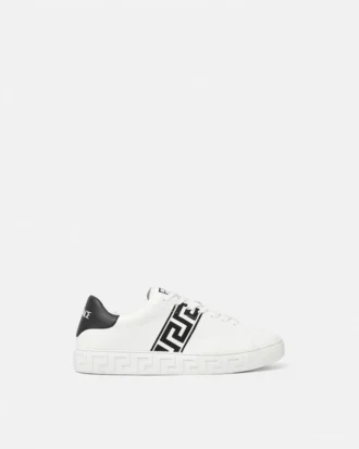 Greca Sneakers en nylon brodé