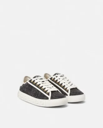 Greca Sneakers en toile jacquard
