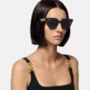 Greca Sunglasses papillon Strass