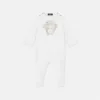 Grenouillère bébé en jersey de coton ornée