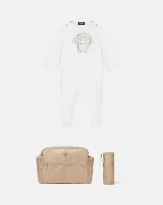 Grenouillère bébé en jersey de coton ornée