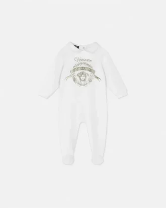 Grenouillère en jersey de coton imprimé pour bébé
