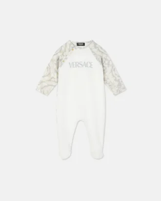 Grenouillère en jersey de coton imprimé pour bébé