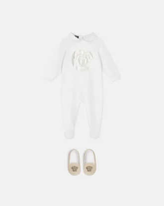 Grenouillère en jersey de coton imprimé pour bébé