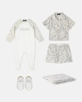 Grenouillère en jersey de coton imprimé pour bébé
