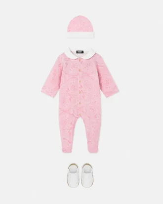 Grenouillère en jersey de coton imprimé pour bébé