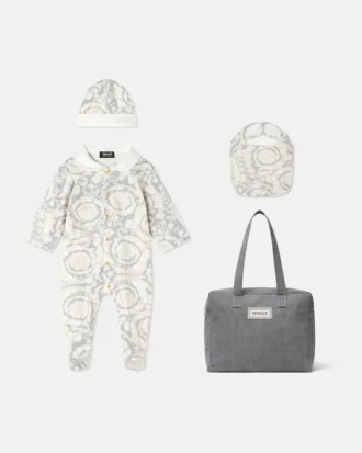 Grenouillère en jersey de coton imprimé pour bébé