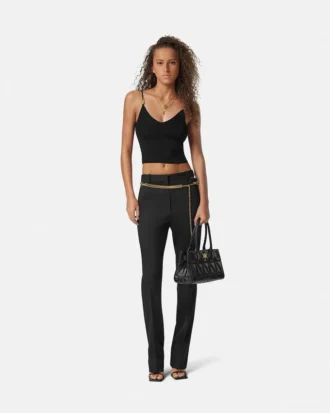 Haut court en maille viscose Haut court en maille viscose