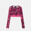 Haut court Porcelain Barocco Crop Top Haut court Porcelain Barocco Crop Top