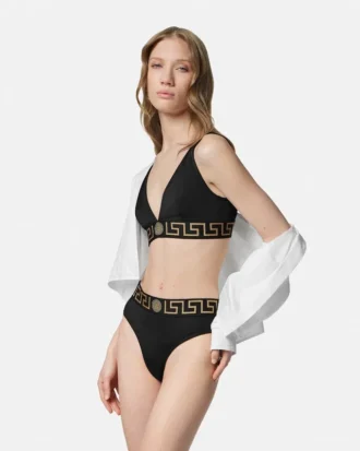 Haut de bikini en mélange de nylon