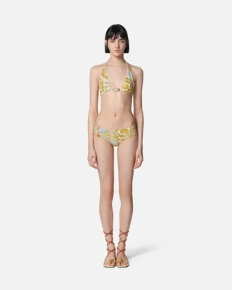 Haut de bikini métallisé Underwater Barocco