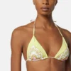 Haut de bikini triangle imprimé Haut de bikini triangle imprimé