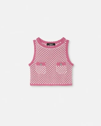 Haut en maille crochetée