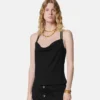 Haut froncé en jersey crêpe extensible