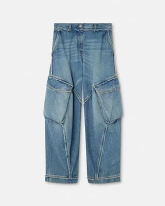 Jean cargo taille basse