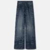 Jean à jambes larges Glitter Logomania Jean à jambes larges Glitter Logomania