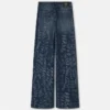 Jean à jambes larges Glitter Logomania Jean à jambes larges Glitter Logomania