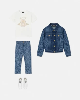 Jean skinny laseré pour enfant