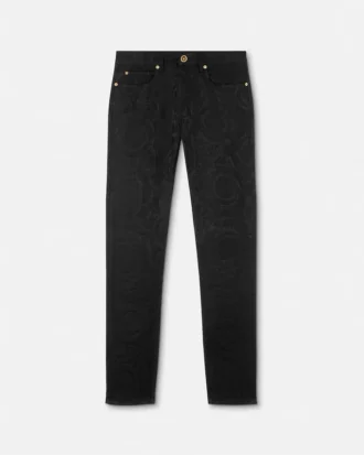 Jean slim jacquard