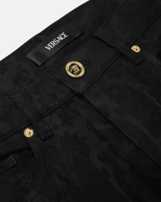 Jean slim jacquard