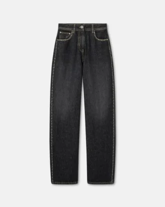 Jean taille haute à taille haute