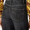Jean taille haute à taille haute