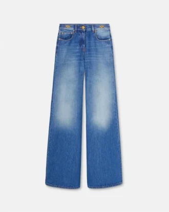 Jean évasé à jambes larges