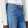 Jean évasé à jambes larges