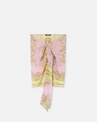 Jupe foulard imprimée