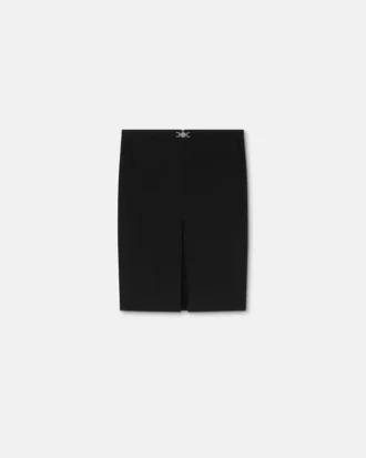 Jupe midi crayon en laine
