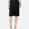 Jupe midi crayon en laine Jupe midi crayon en laine