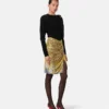 Jupe midi drapée Cheetah Foulard Jupe midi drapée Cheetah Foulard
