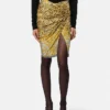 Jupe midi drapée Cheetah Foulard Jupe midi drapée Cheetah Foulard