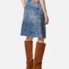 Jupe portefeuille en denim Barocco Jupe portefeuille en denim Barocco