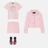 Jupe trapèze en tweed pour enfant Jupe trapèze en tweed pour enfant