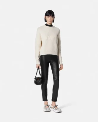 Leggings en cuir Plongé