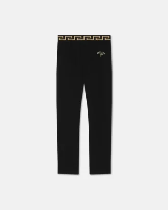 Leggings imprimés en jersey de coton stretch pour enfants