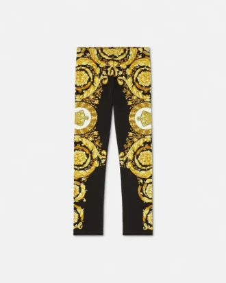Leggings imprimés en jersey de coton stretch pour enfants