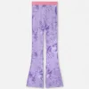 Leggings évasés en viscose imprimée Leggings évasés en viscose imprimée