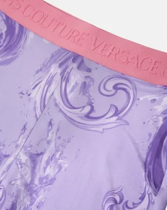 Leggings évasés en viscose imprimée