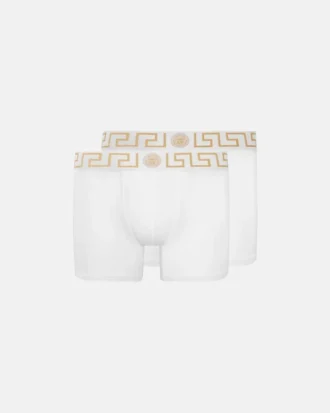 Lot de 2 boxers longs Greca Border