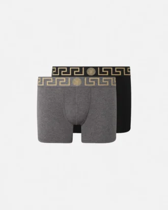 Lot de 2 boxers longs Greca Border