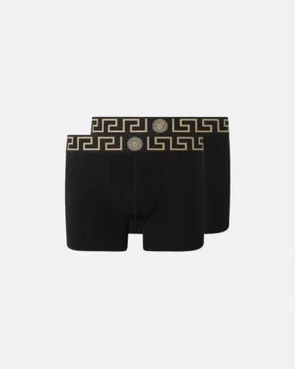 Lot de 2 boxers longs Greca Border