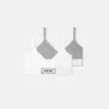 Lot de 2 bralettes en jersey de coton côtelé pour enfants Lot de 2 bralettes en jersey de coton côtelé pour enfants