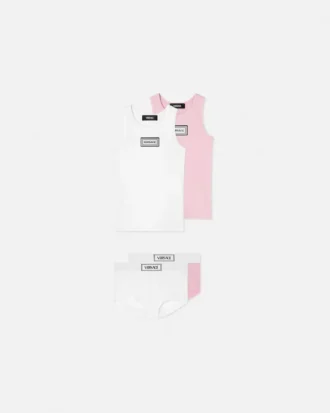 Lot de 2 shorts de bain en jersey de coton côtelé pour enfant