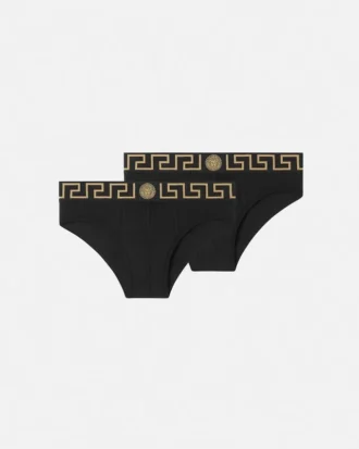 Lot de 2 slips en jersey de coton