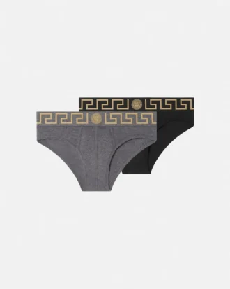 Lot de 2 slips en jersey de coton