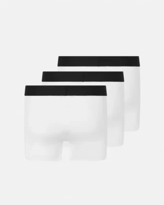 Lot de 3 boxers longs en jersey de coton