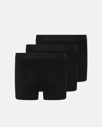 Lot de 3 boxers longs en jersey de coton