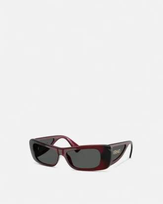 Lunettes de soleil avec logo sur les verres